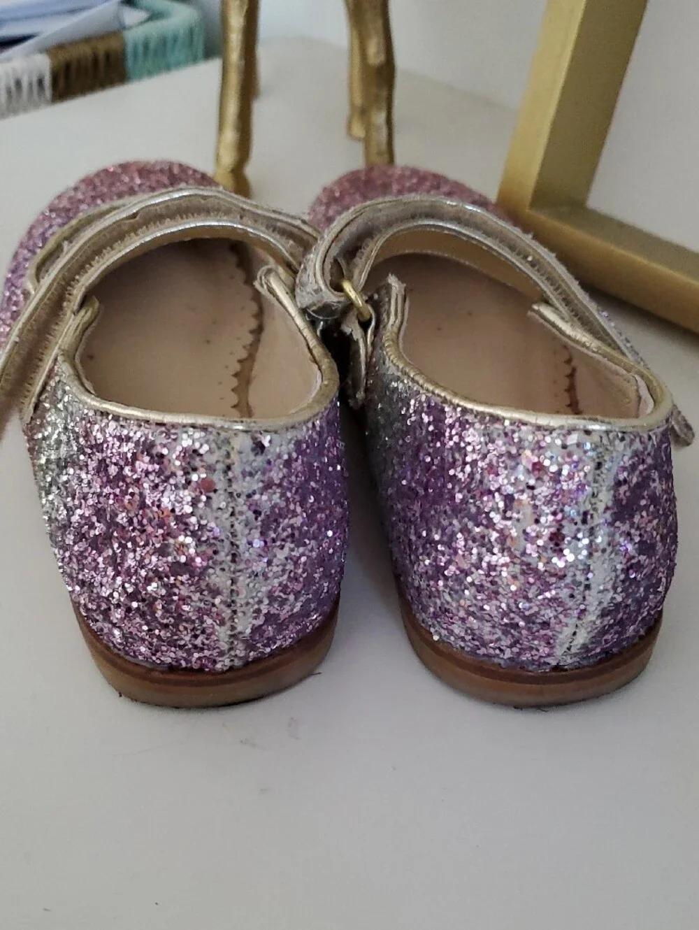 Mini Boden Sparkly Dress Shoes